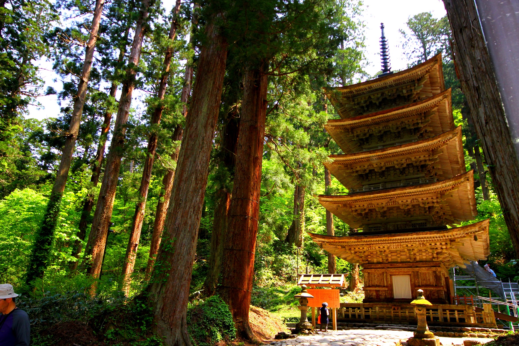 世界が認めた霊山 羽黒山五重塔【国宝】四季を通してそびえたつ姿は